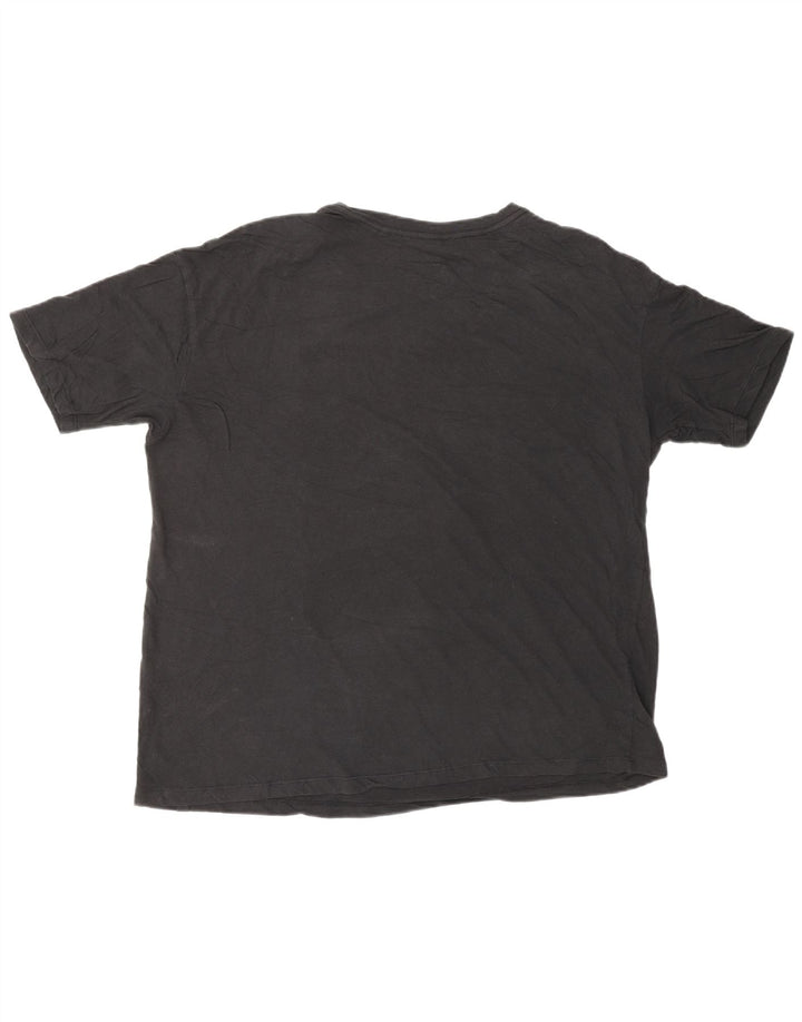 HURLEY T-Shirt Graphique Homme Grand Noir Coton