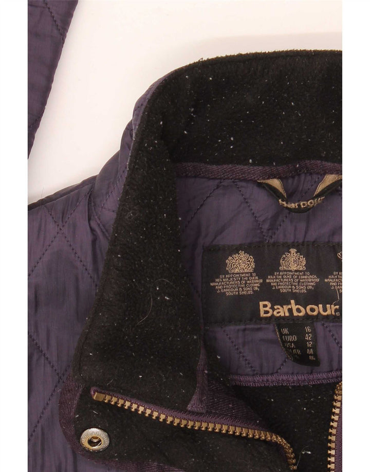 Barbour Veste matelassée pour femme UK 16 Large Bleu marine