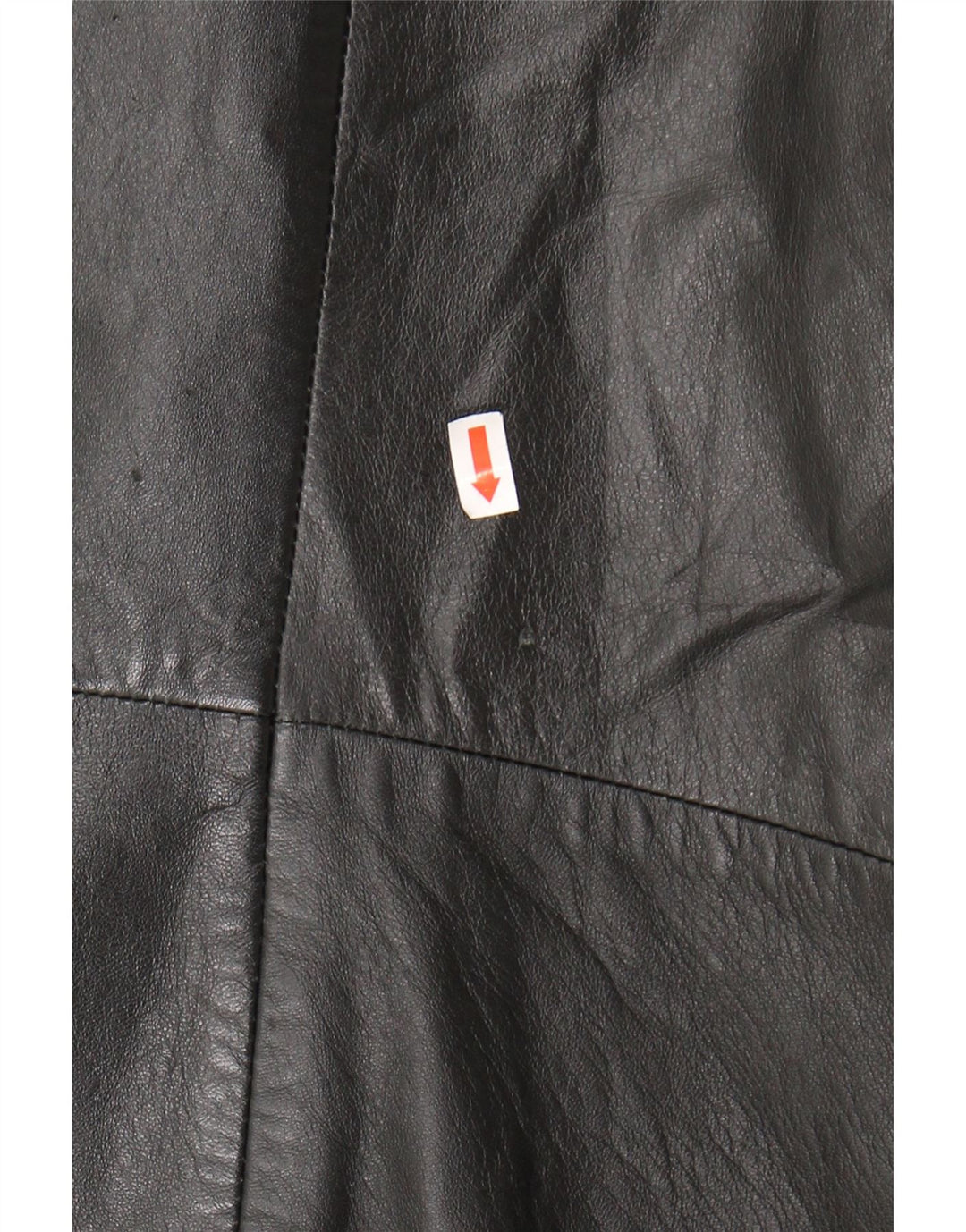 ESTELLE Womens Leather Coat UK 18 XL Black Leather