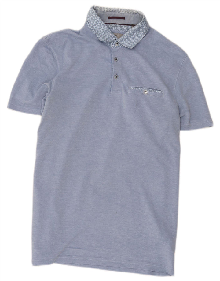 Ted Baker Polo Homme Taille 3 Bleu Moyen Modal