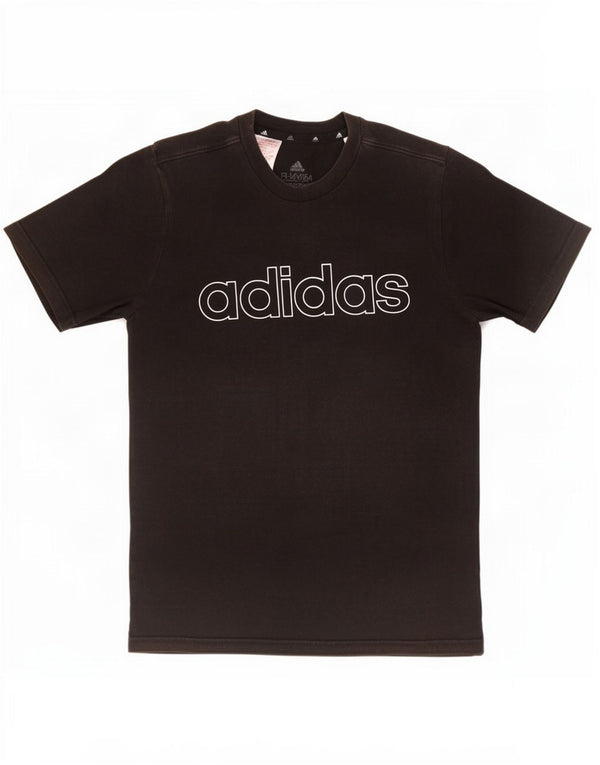 Adidas T-Shirt Graphique Garçon 13-14 ans Noir Coton