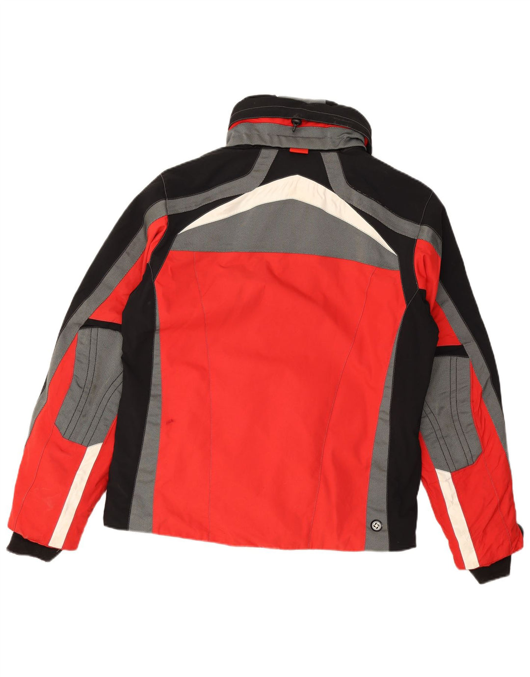 COLMAR Veste de Ski à Capuche Graphique Homme IT 50 Rouge Moyen Colourblock