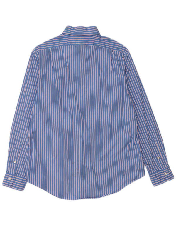 Ralph Lauren Mens Regent Custom Fit Chemise Taille 16 42 Grand Bleu Rayé