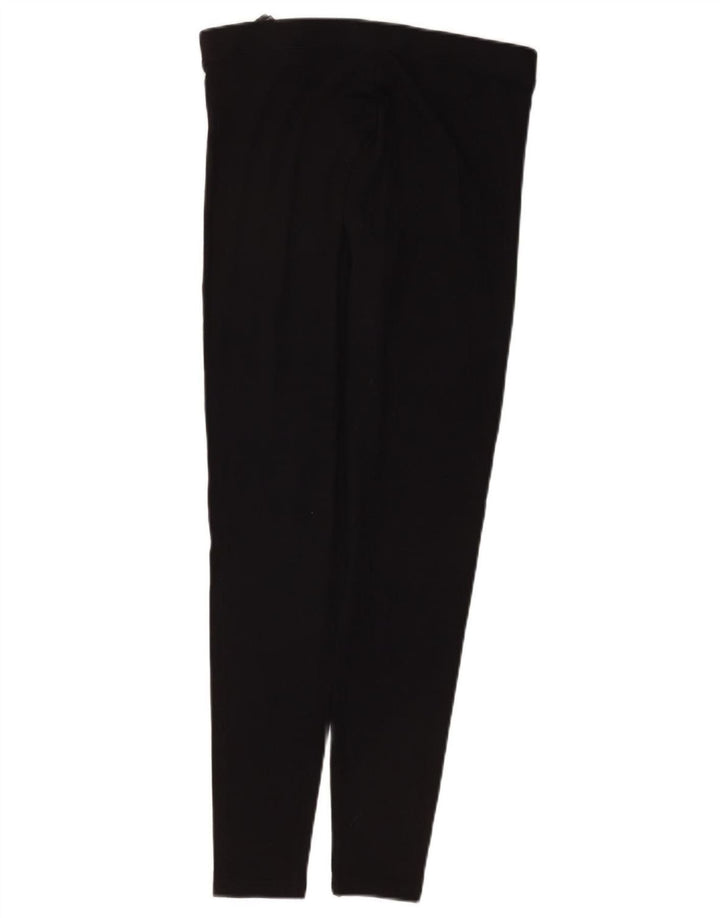 Marks & Spencer Leggings réguliers pour femmes UK 12 coton noir moyen