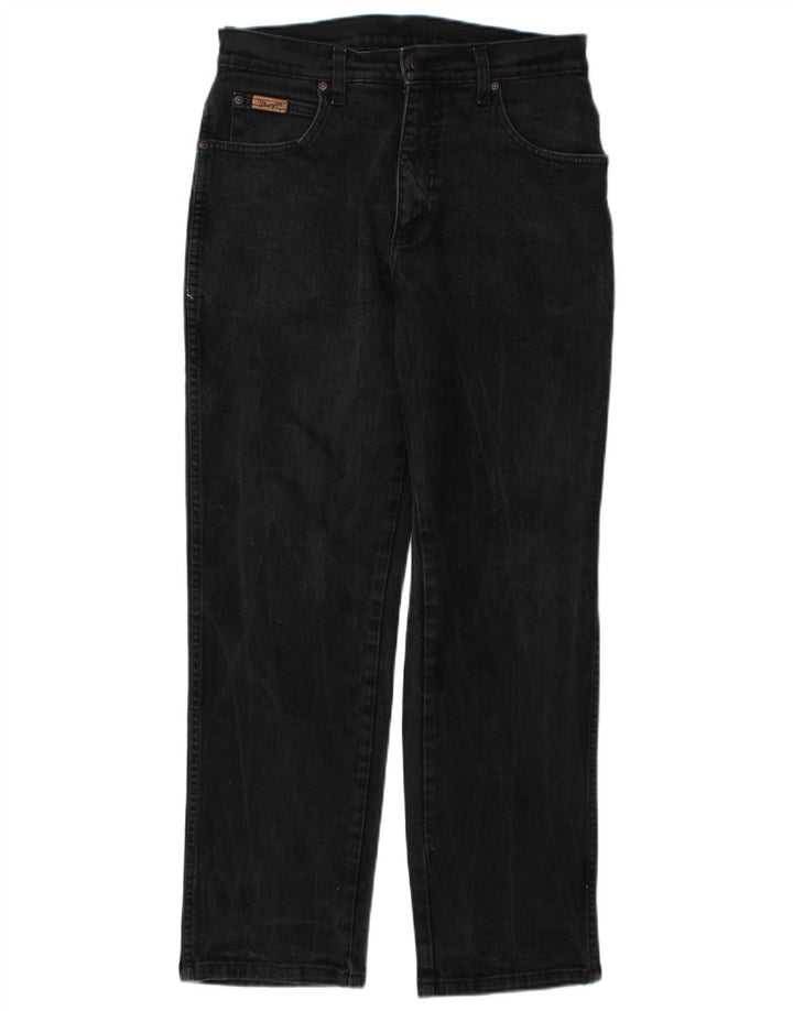 Wrangler Jean droit extensible Texas W32 L30 pour femme en coton gris