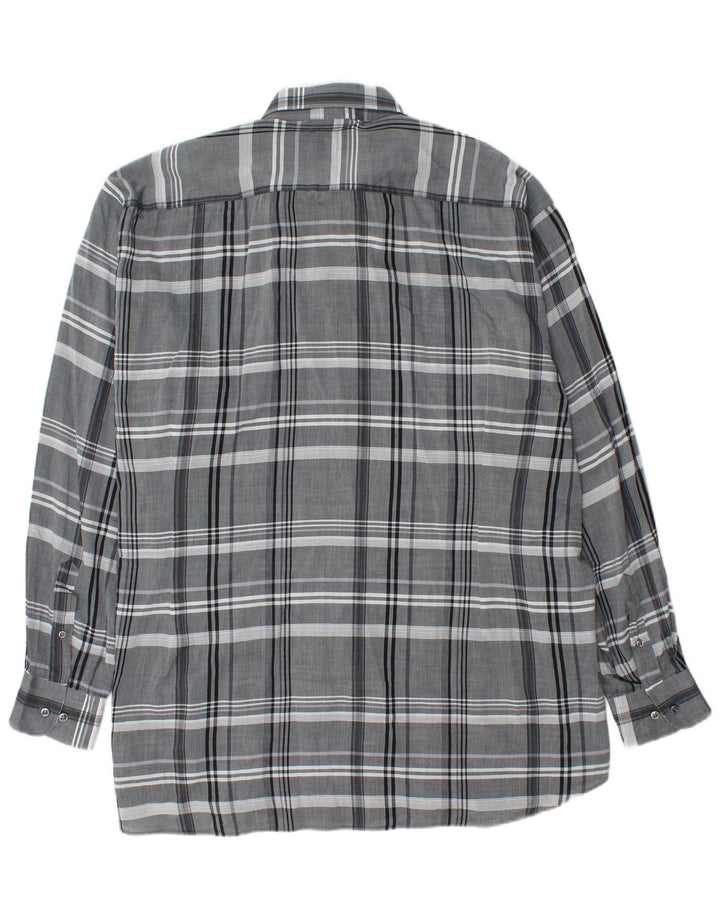Paul & Shark Chemise Homme 2XL Gris Plaid Coton