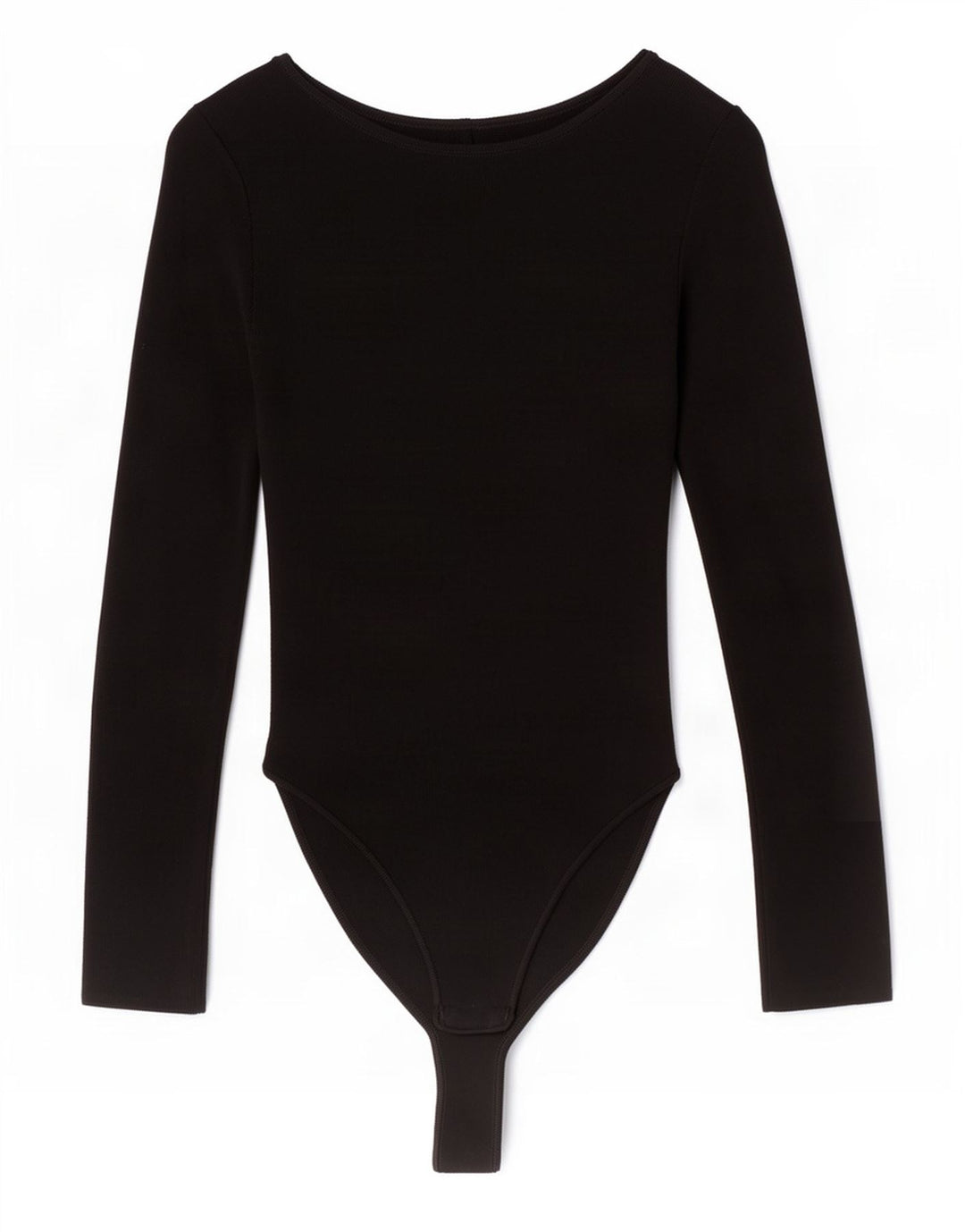 Zara Body à manches longues pour femme UK 8 Small Noir Polyamide