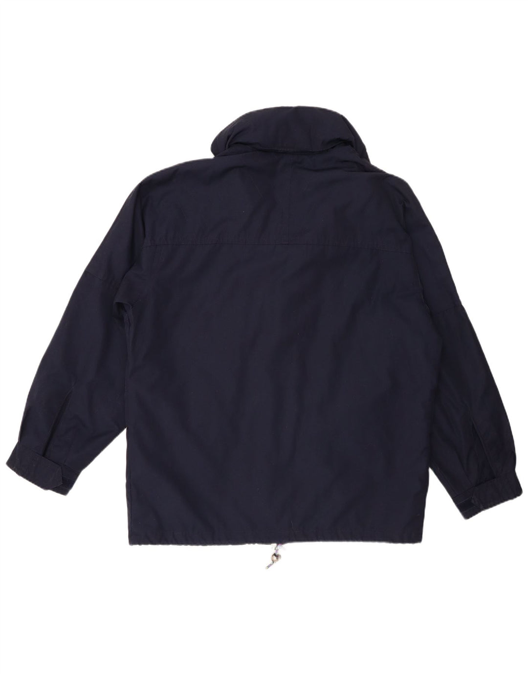 Fila Veste coupe-vent à capuche pour homme IT 48 Bleu marine moyen Polyester Rétro