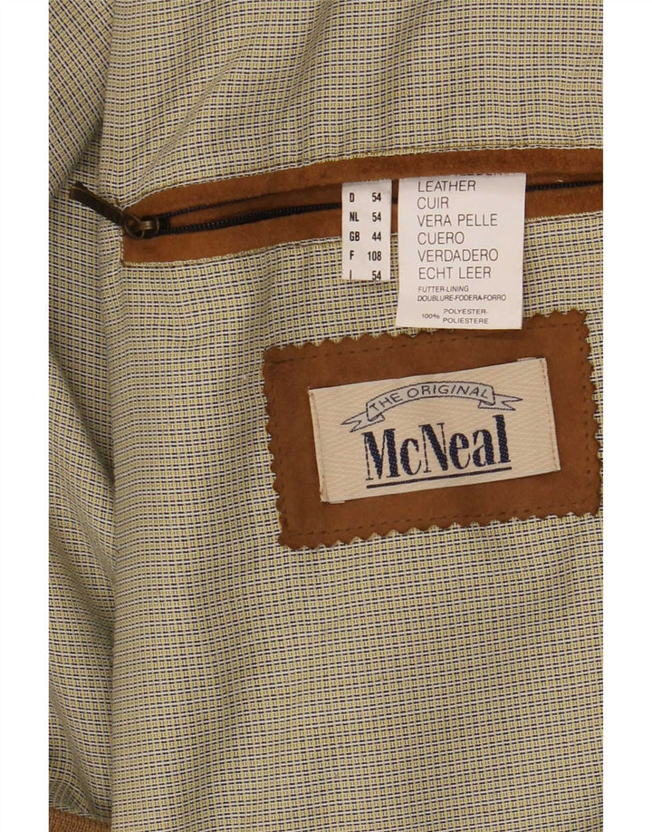 McNeal Veste Bomber en Daim pour Homme UK 44 2XL Cuir Beige