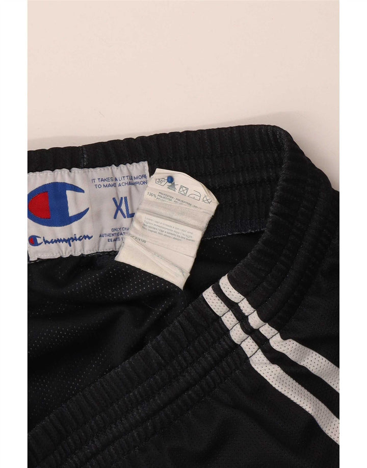 Champion Short de Sport Homme XL Bleu Marine Polyester