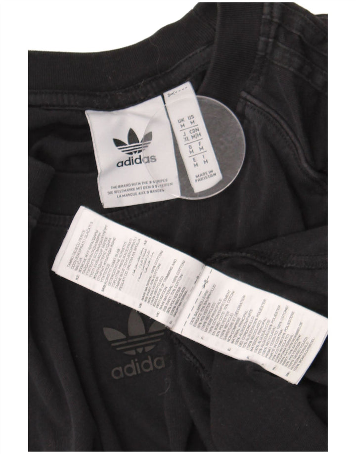 Adidas T-Shirt Homme Haut Noir Moyen Coton