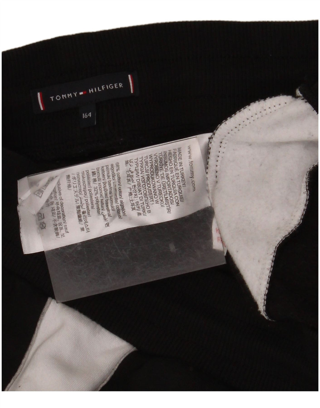 TOMMY HILFIGER Pantalon de survêtement pour garçon 13-14 ans Noir