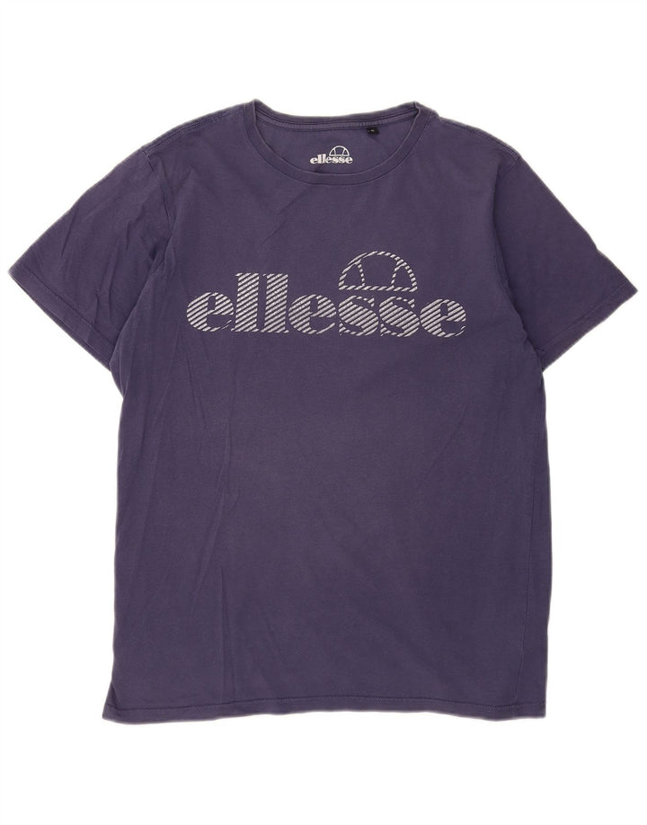 Ellesse T-Shirt Graphique Homme Petit Bleu Marine