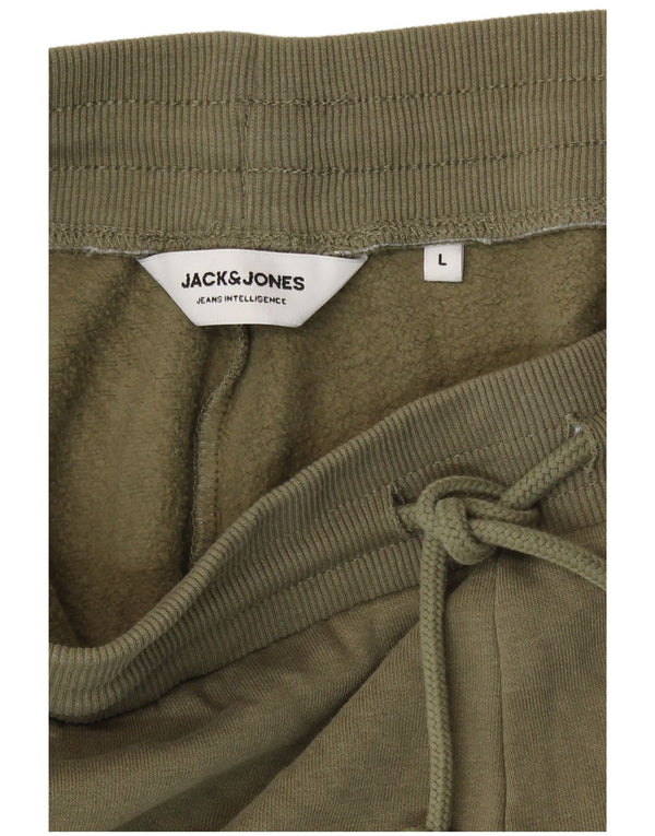 Jack & Jones Pantalon De Survêtement Joggers Large Kaki Coton Homme