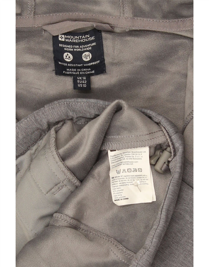 Mountain Warehouse Veste coupe-vent à capuche pour femme UK 14 Large Gris