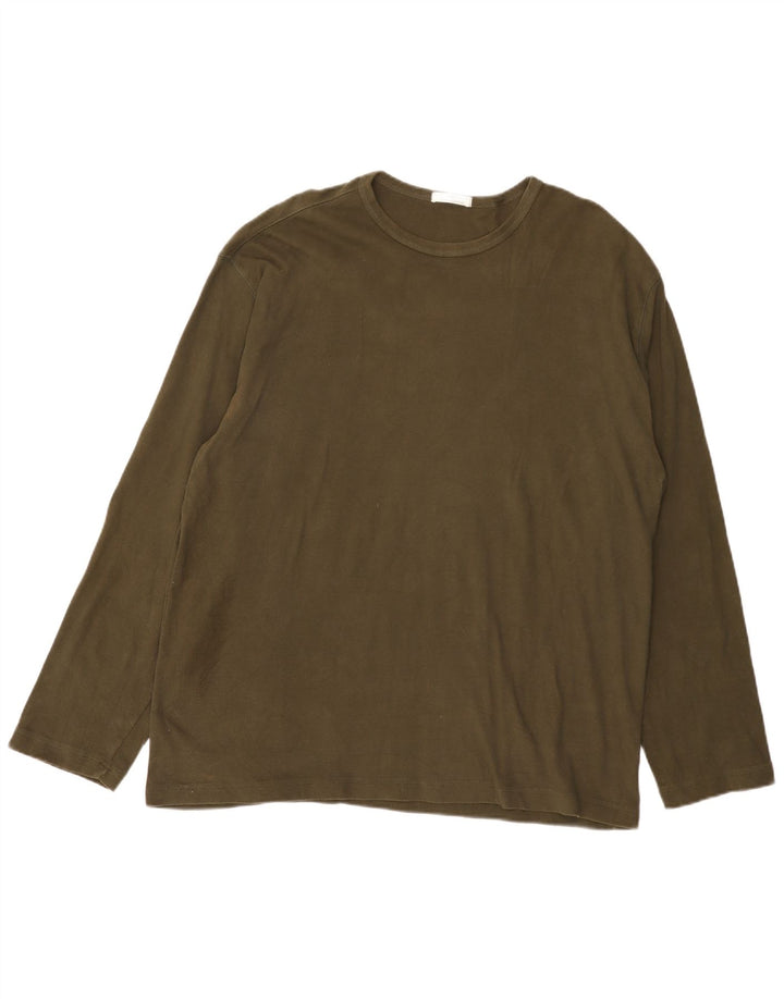 Marks & Spencer Haut à manches longues pour homme 2XL en coton kaki