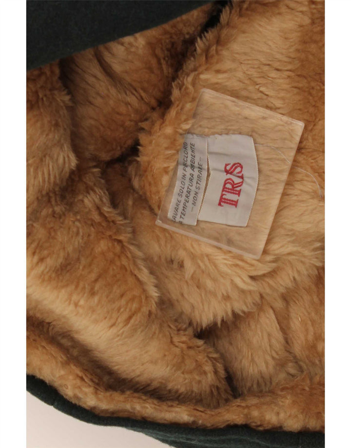 Tris Manteau Sherpa pour femme UK 12 Vert moyen