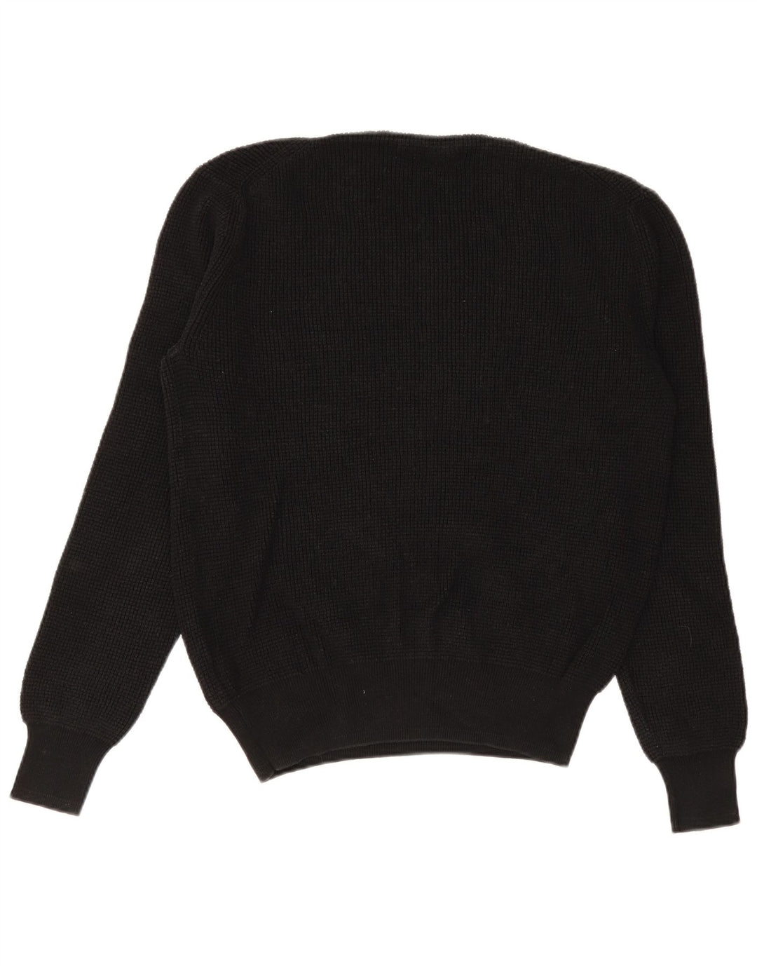 All Saints Pull à col rond pour homme en coton noir Large