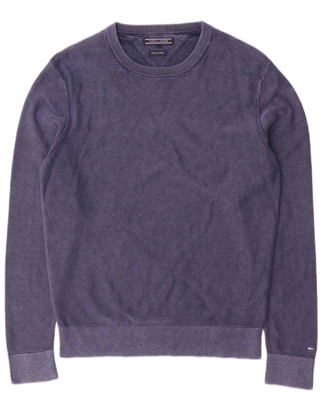 Tommy Hilfiger Pull Ras du Cou Homme Bleu Marine Moyen