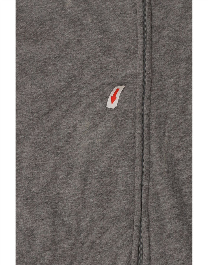 Fila Veste de survêtement pour femme UK 14 Large Gris Moucheté Coton