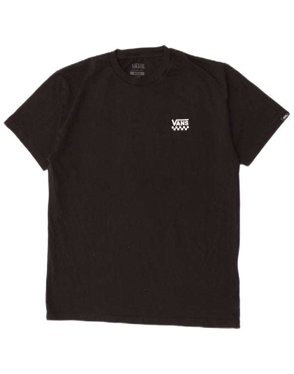 Vans T-shirt coupe classique pour homme en coton noir moyen