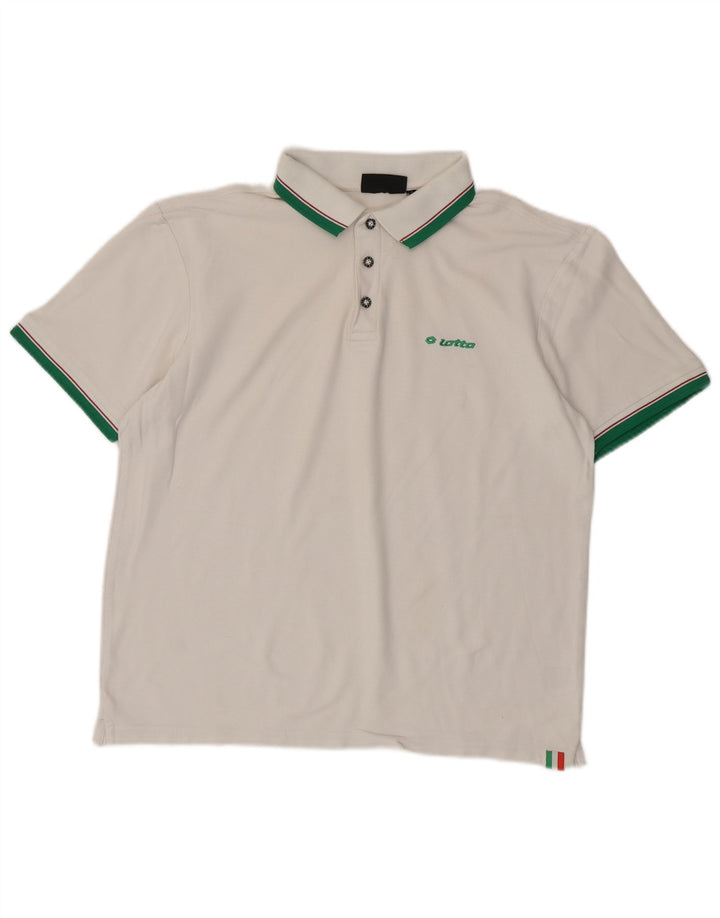 Lotto Polo Homme Grand Blanc Coton