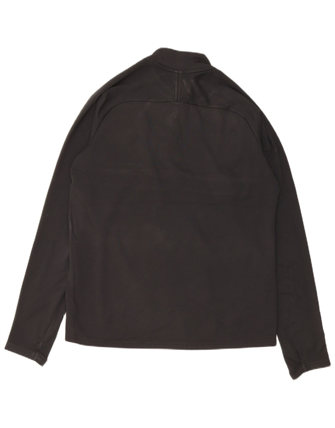 Nike Hommes Dri Fit Zip Neck Pull Survêtement Haut Noir Moyen Polyester