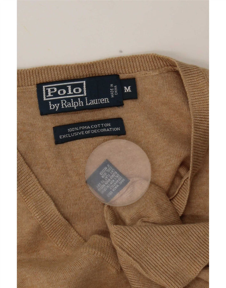 Polo Ralph Lauren Débardeur Gilet Homme Coton Beige Moyen