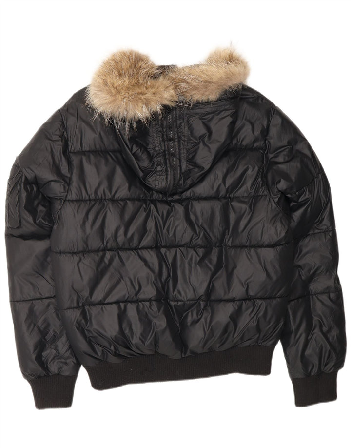 PICKWICK Veste matelassée à capuche pour femme UK 18 XL Nylon noir