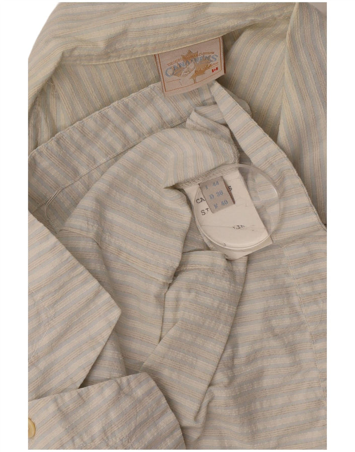 Chemise sans manches Femme Canadiens IT 44 Rayé Bleu Moyen