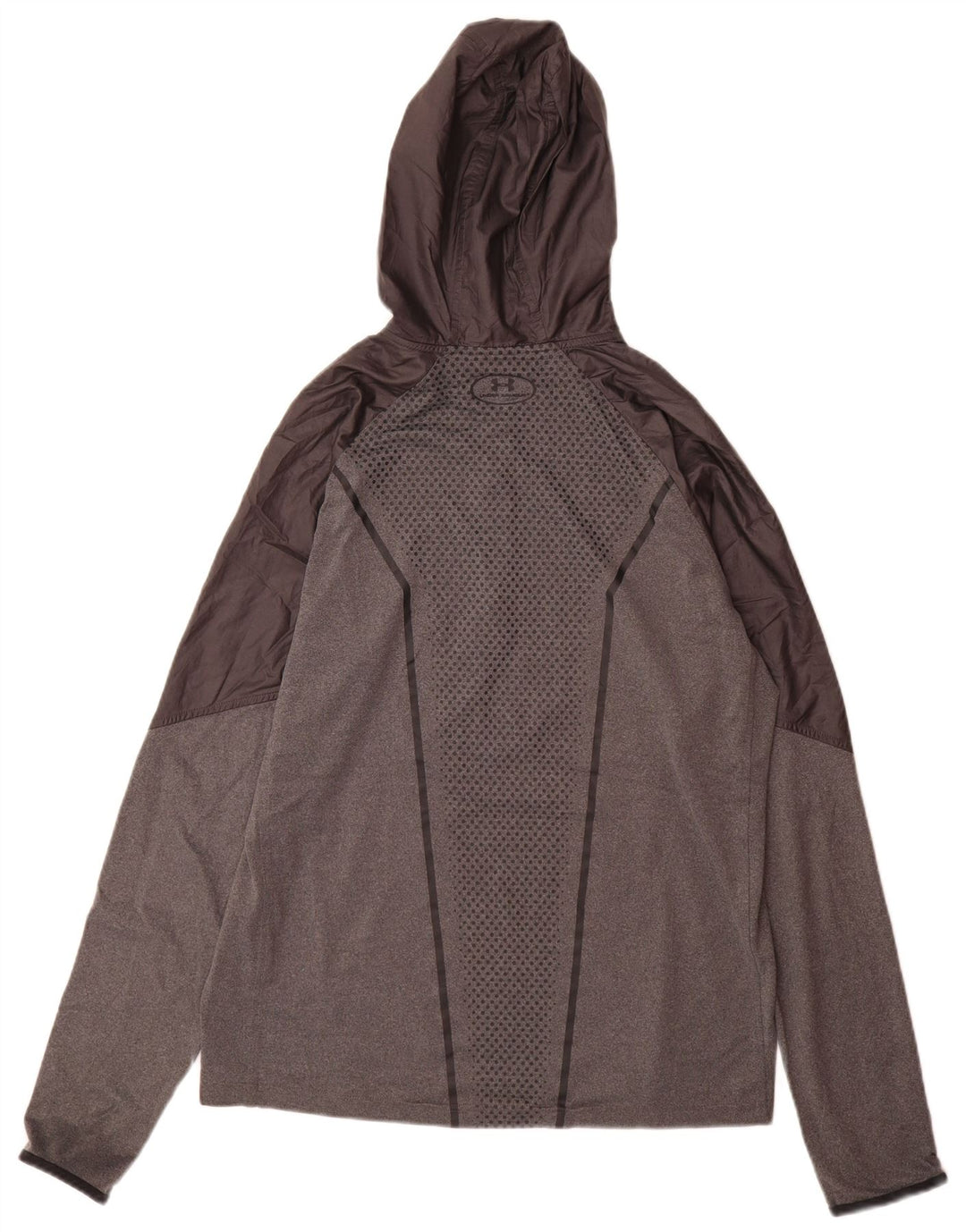 Under Armour Haut de Survêtement à Capuche pour Homme Gris Large Colorblock