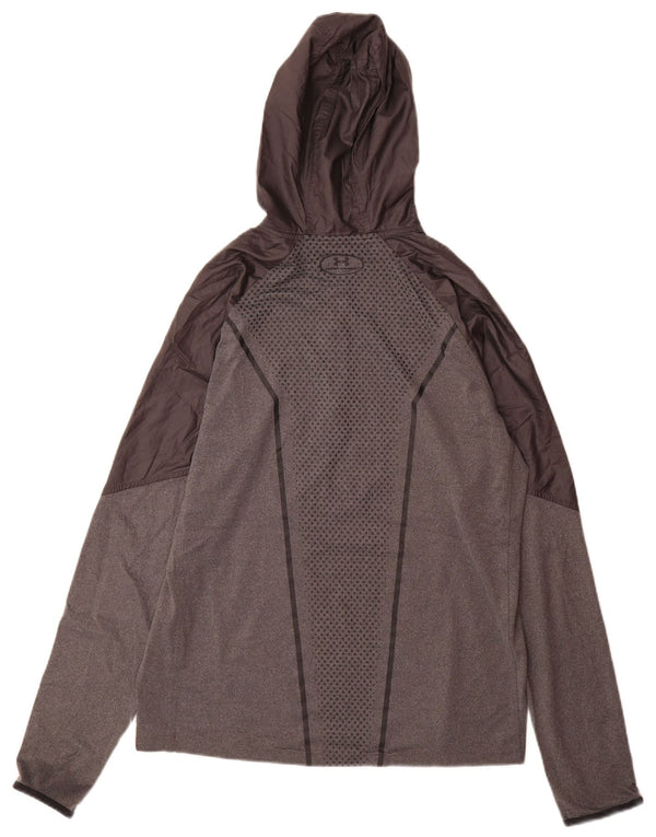 Under Armour Haut de Survêtement à Capuche pour Homme Gris Large Colorblock
