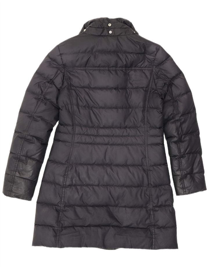 Tommy Hilfiger Manteau rembourré pour femme UK 10 Small Gris Polyester