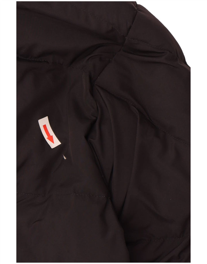 Sergio Tacchini Veste matelassée à capuche pour homme UK 40 Large Noir Polyester