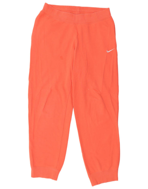 NIKE Pantalon de survêtement pour femme Joggers UK 16 Large Orange Coton