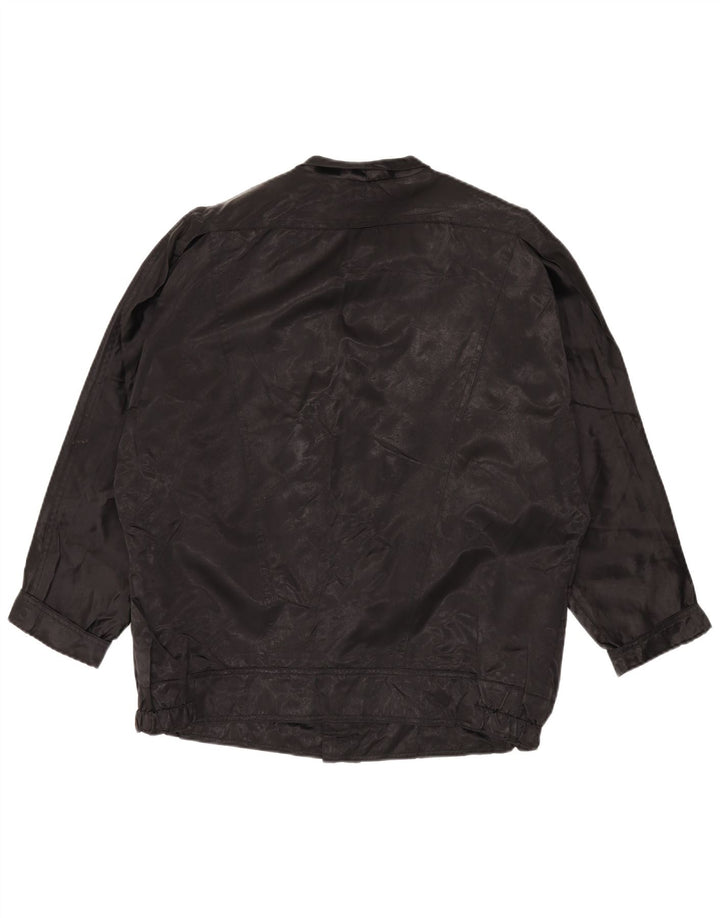 Colette Wolfgang Kaiser Veste Bomber Femme UK 10 Petite Viscose Noire