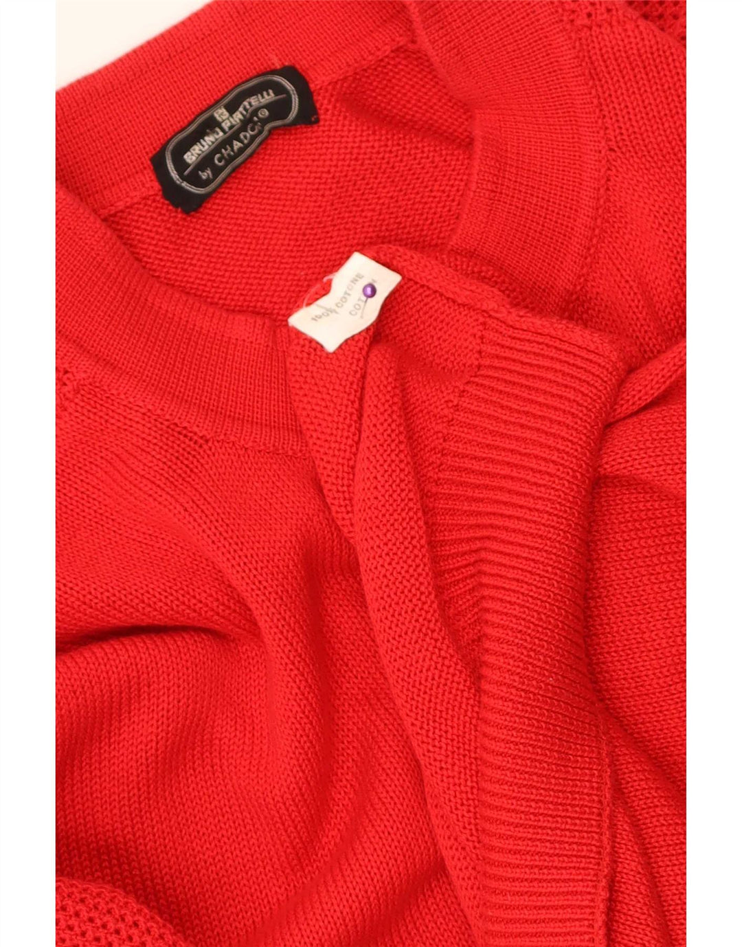 vintage Mens Cardigan Pull Grand Coton Rouge