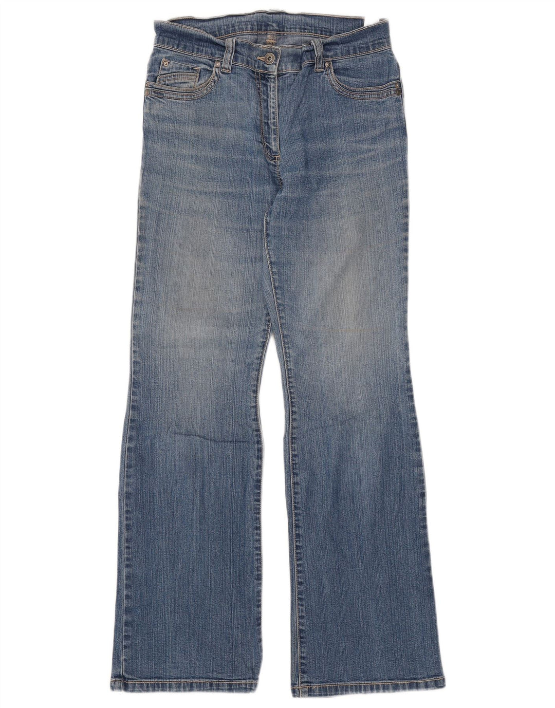 MARKS & SPENCER Jean bootcut pour femme UK 8 Small W30 L30 Bleu Coton