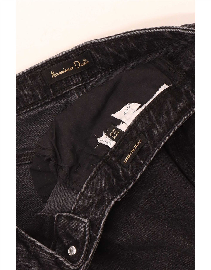 Massimo Dutti Jean droit pour femme EU 40 Medium W30 L29 Noir