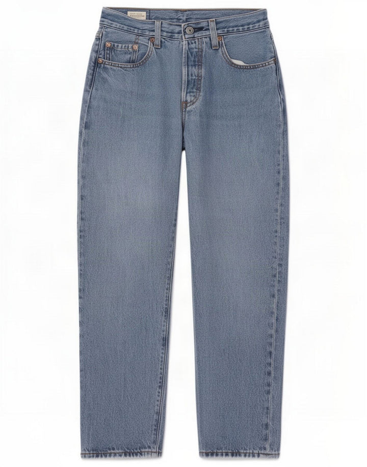 Jean droit Levi's 501 pour femme W26 L27 Bleu