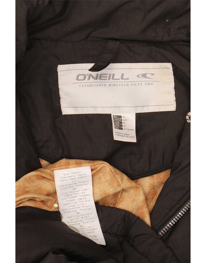 O'Neill Manteau rembourré à capuche pour femme UK 10 Small Noir Polyamide