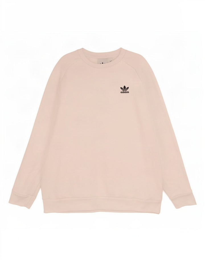 Adidas Sweat-shirt pour femme en coton blanc moyen