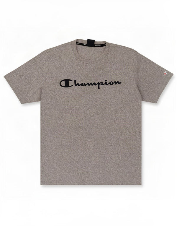 Champion T-Shirt Graphique Homme Grand Gris Moucheté