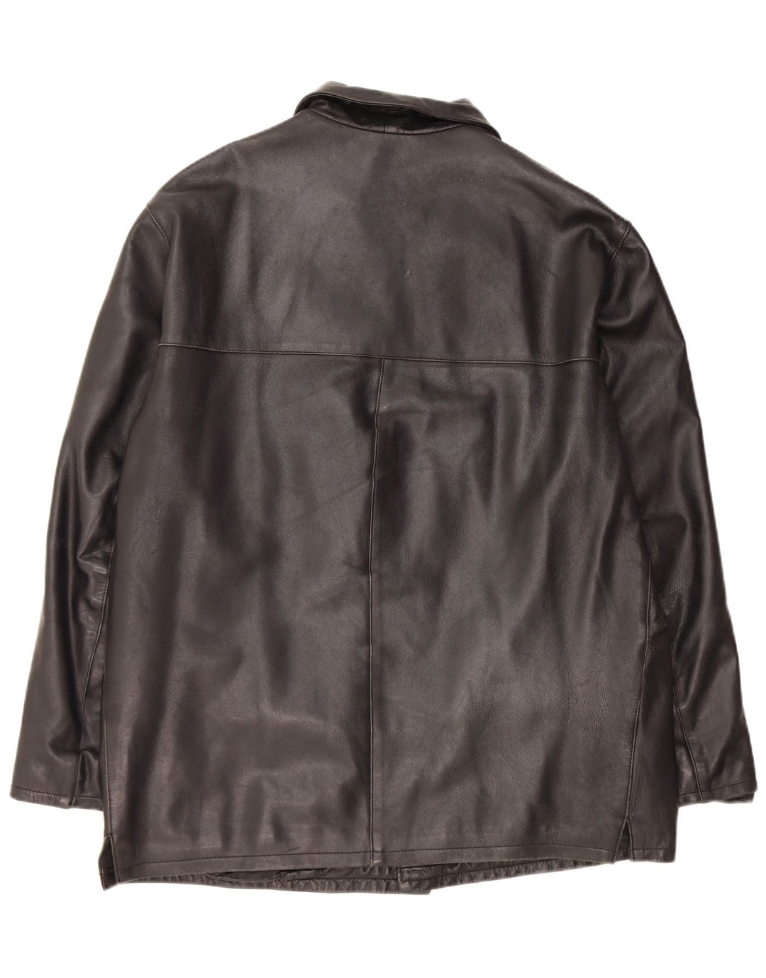 Veste en cuir homme vintage UK 42 XL Cuir noir