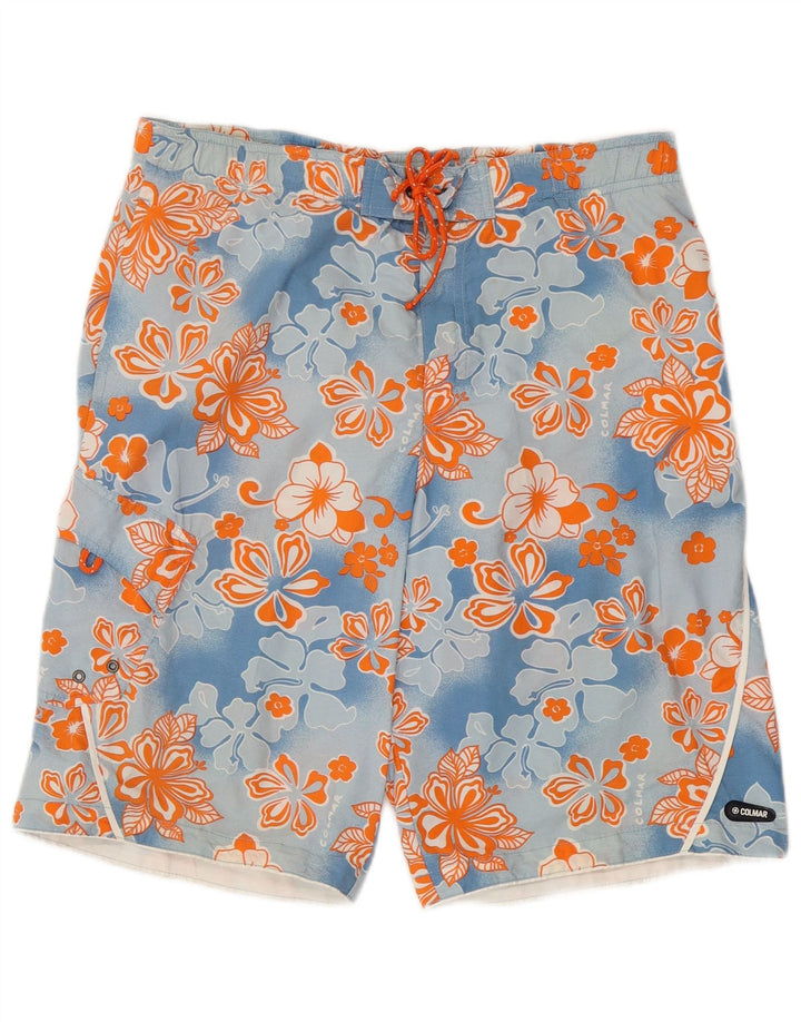 Colmar Short de Bain Homme EU 52 Grand Bleu Floral Polyamide