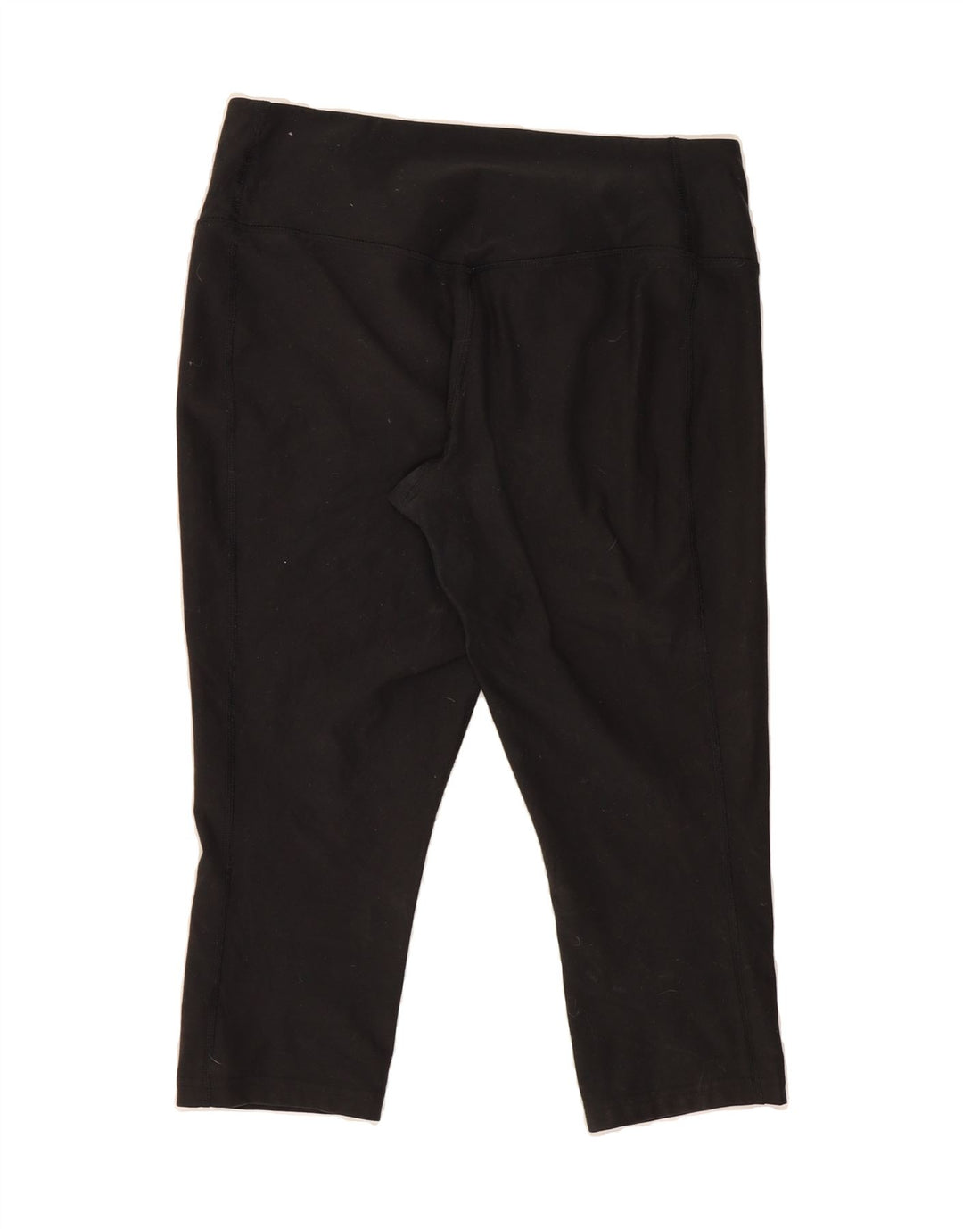 NIKE Womens Dri Fit Capri Leggings UK 14 Large Black Polyester Vintage Nike and Second-Hand Nike from Messina Hembry 