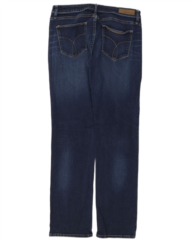 Calvin Klein Jean droit femme W30 L32 bleu marine