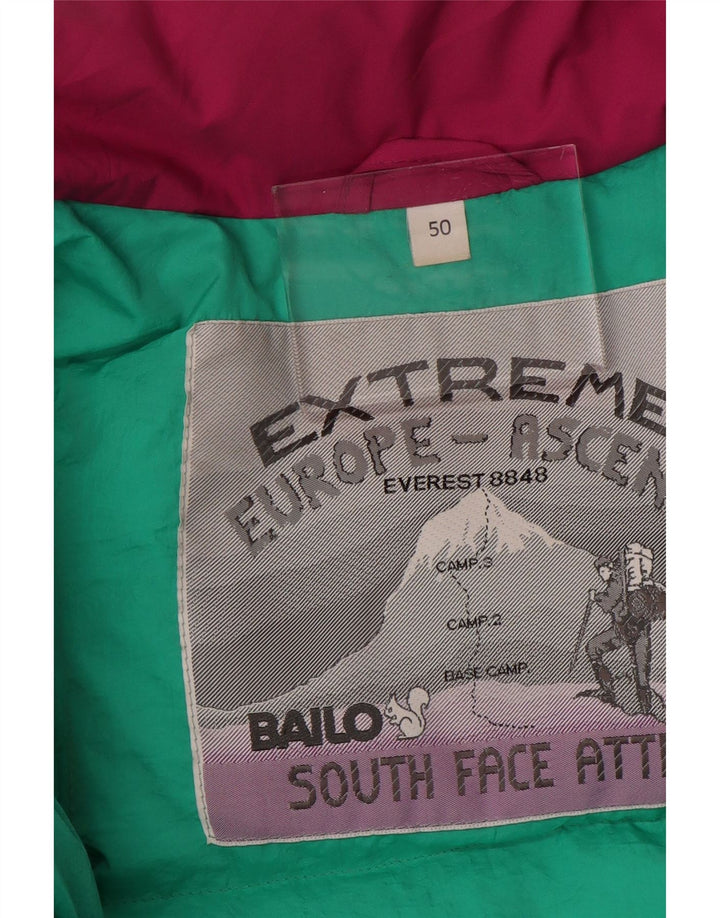 BAILO Veste Rembourrée Homme IT 50 Large Rose Colourblock Polyamide