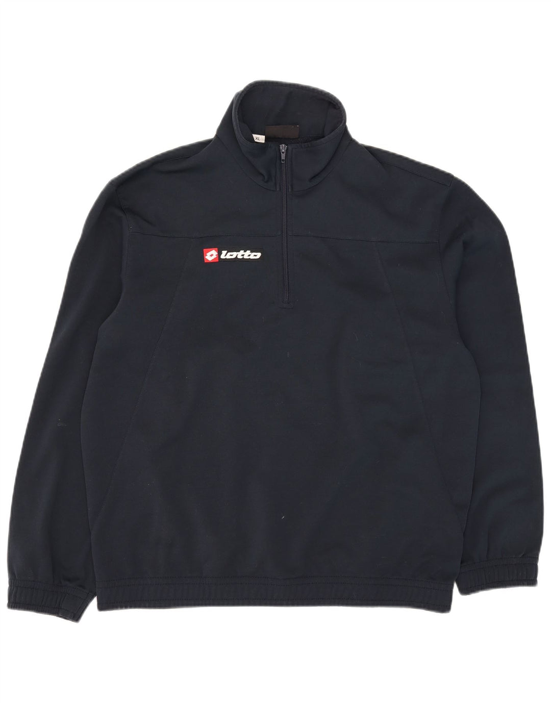 Lotto Sweat-shirt col zippé pour homme XL Bleu marine Polyester