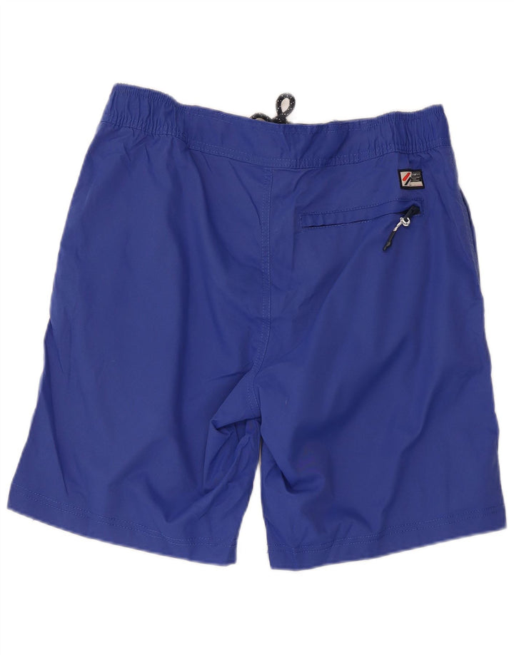 Superdry Short de Bain Graphique Homme Bleu Moyen Polyester
